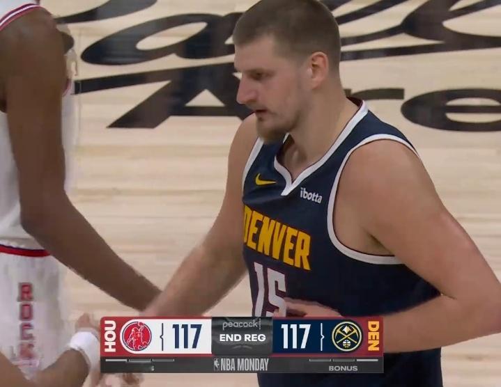 约老师三分不进 又一个加时来了火箭vs掘金