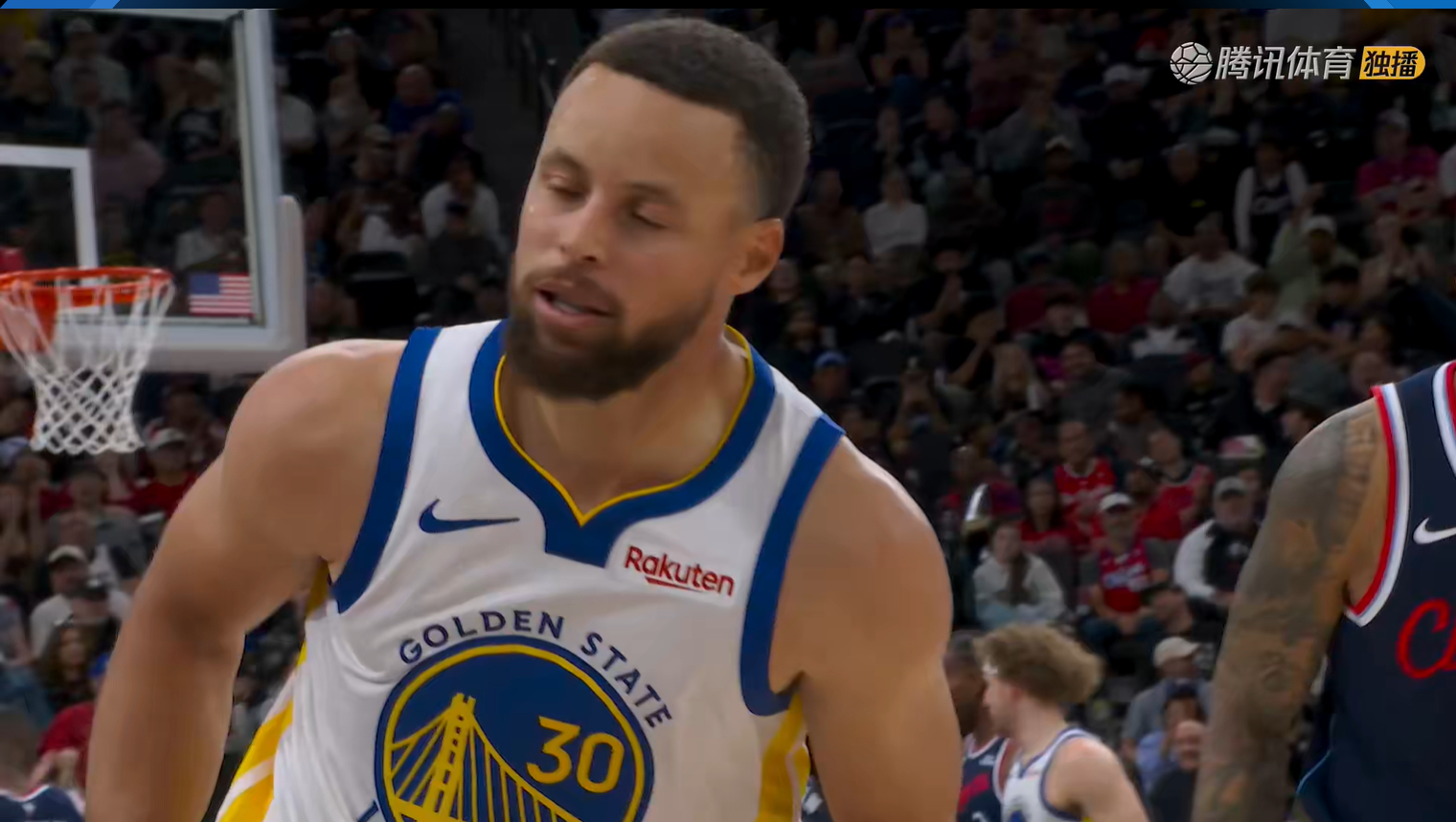 库里还是太权威……第三节爆了！勇士vs快船