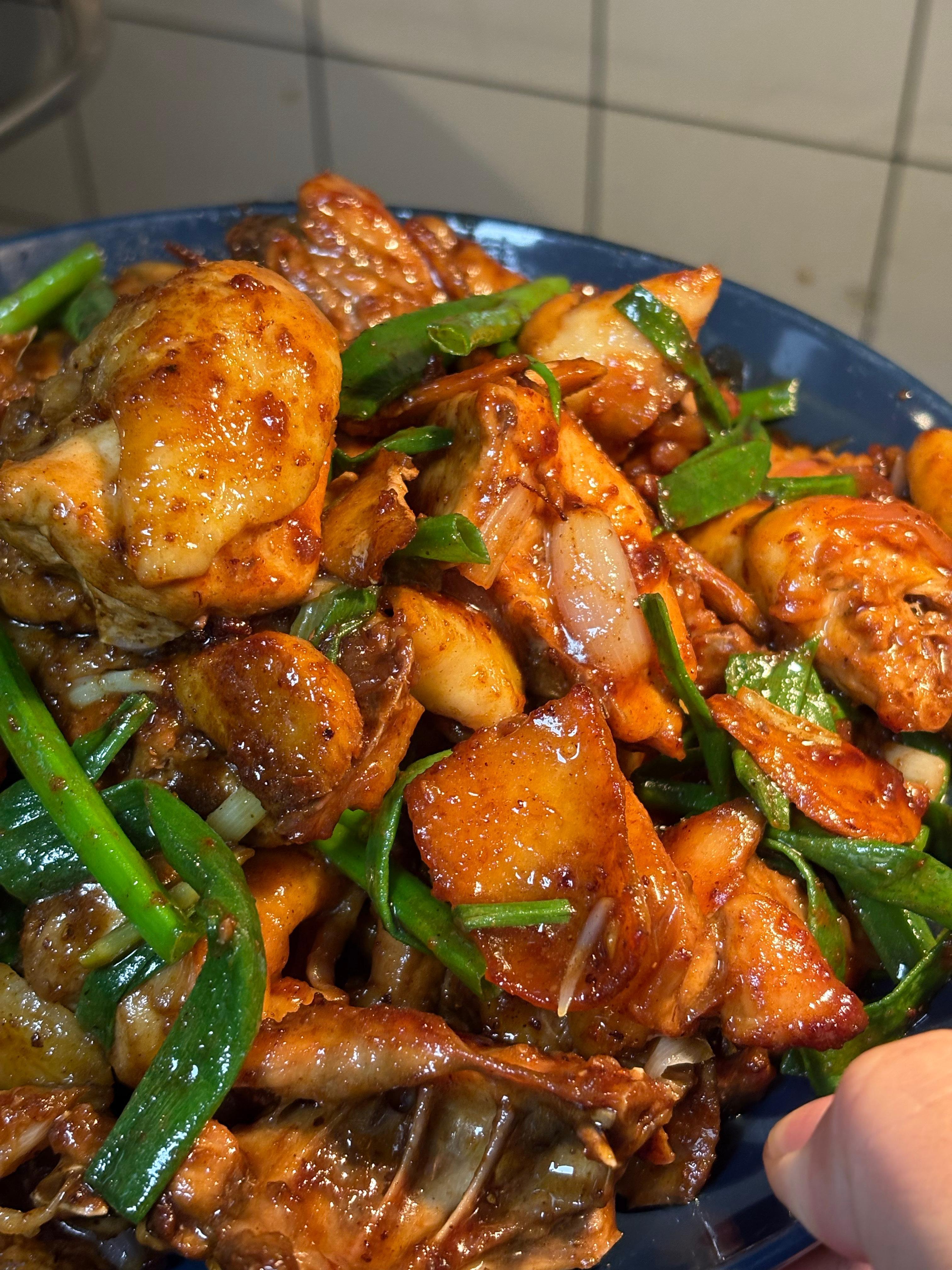 二八酱姜葱鸡