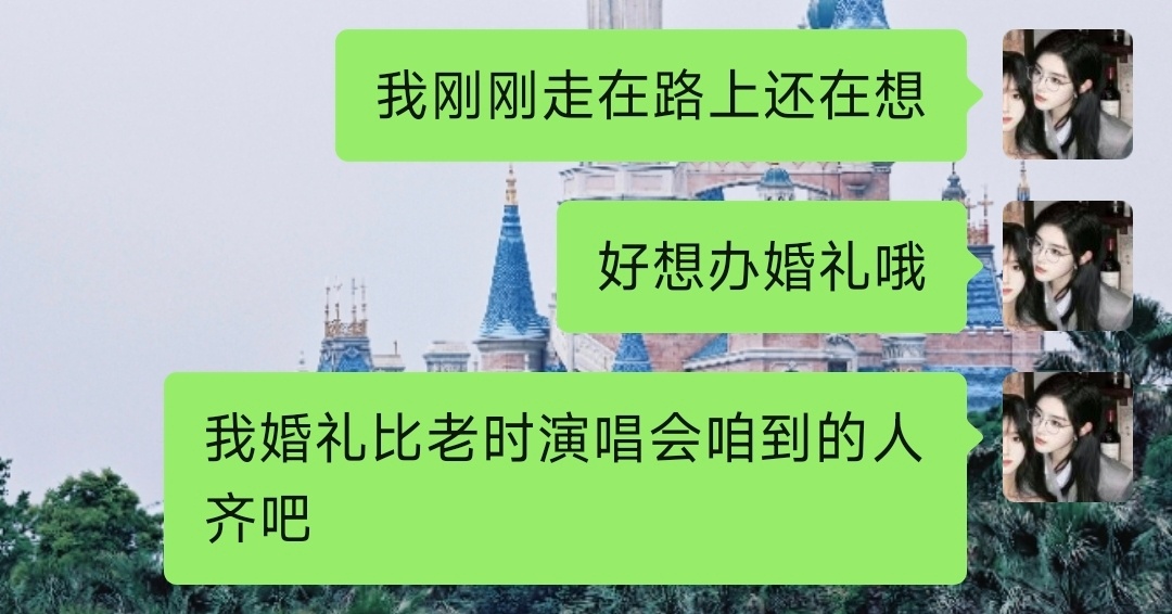 想了一下给自己想美了 