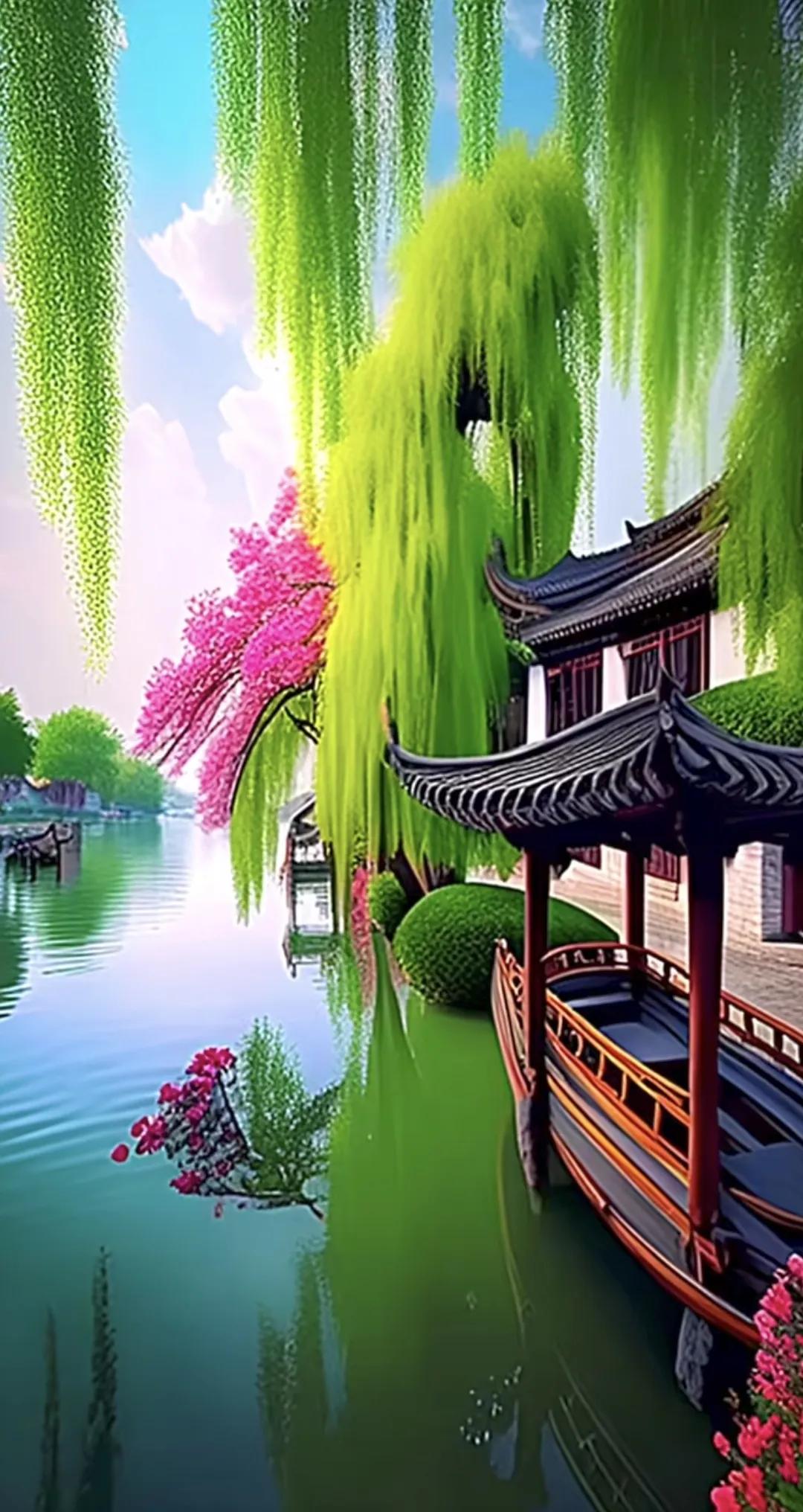 看到这样的美景🌄，怎能不身心畅轻风景 美的自然风景