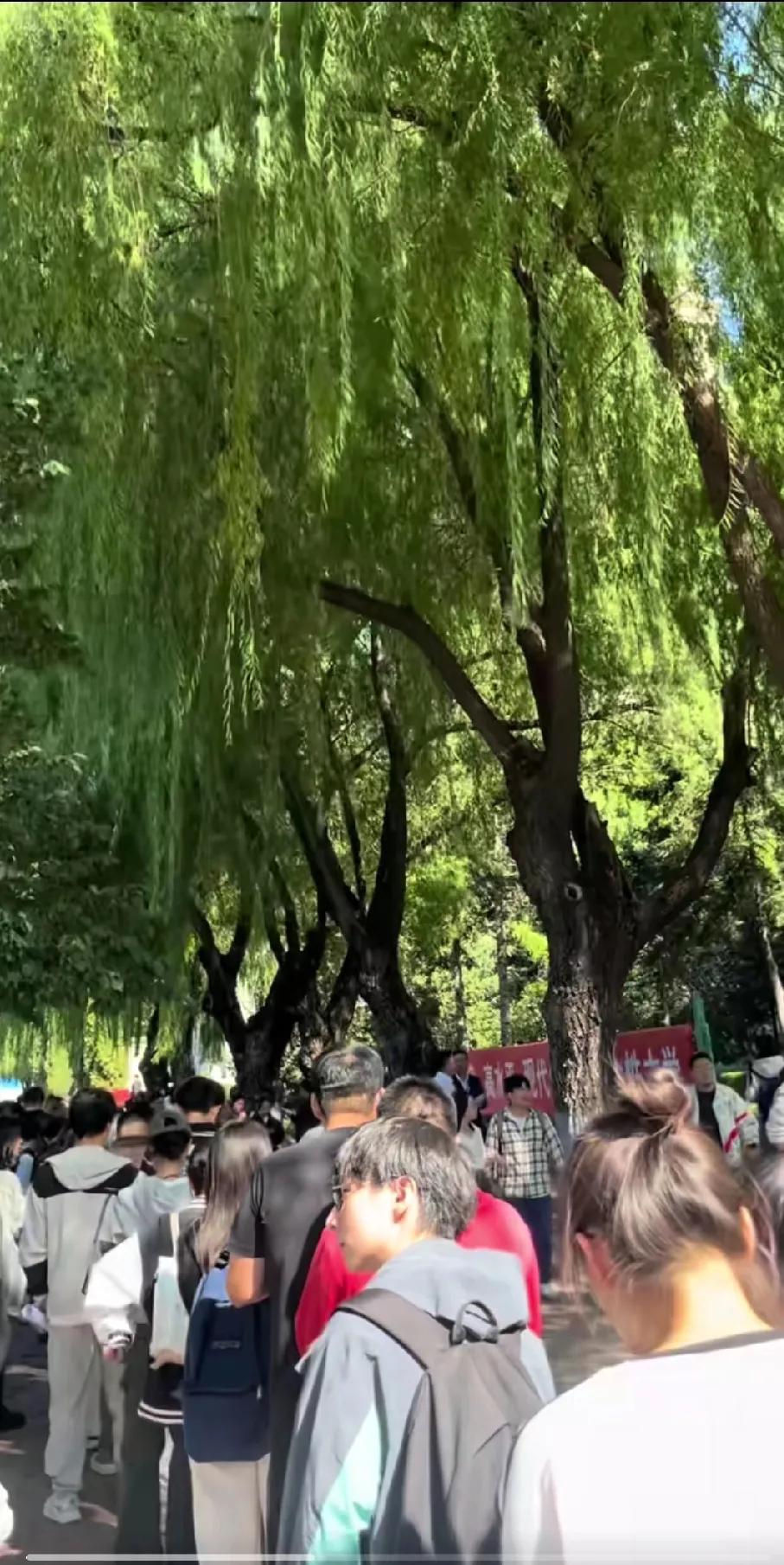 惊呆了！
黑龙江某高校招聘会，10万人去应聘[叹气]，我嘞个去，竞争比上大学还激