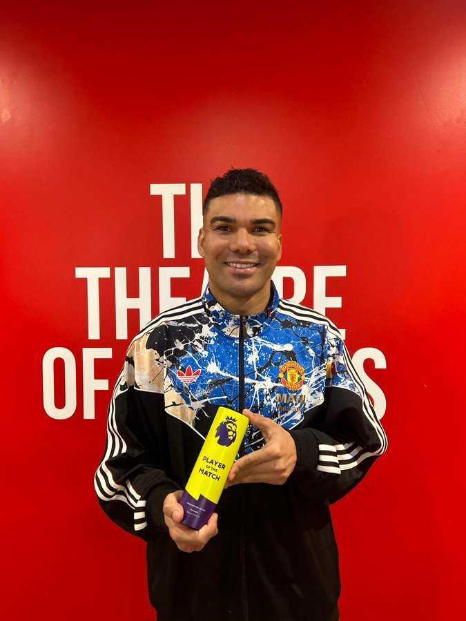 【实至名归】卡塞米罗当选MOTM曼联3比2富勒姆