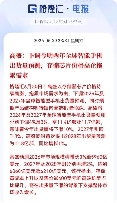 现在芯片价格太贵，整个产业链的价格上涨，手机接下来可能卖不动，手机一旦涨价，很多