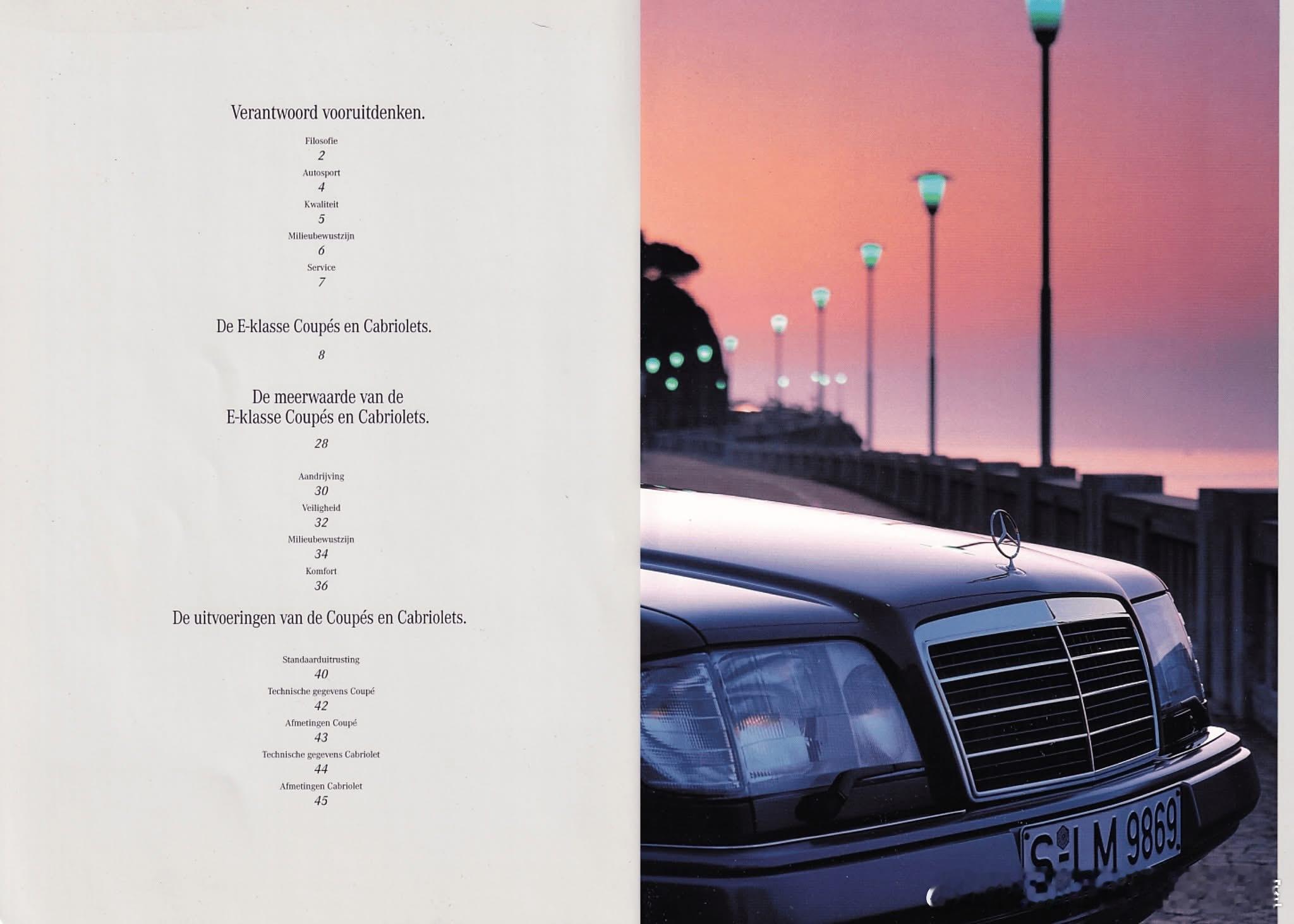 最美E级轿跑，1995年的奔驰C124，它是W124平台的双门轿跑版（1993年