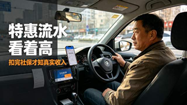 济南网约车司机心里话：特惠流水看着高，扣完社保才知真实收入