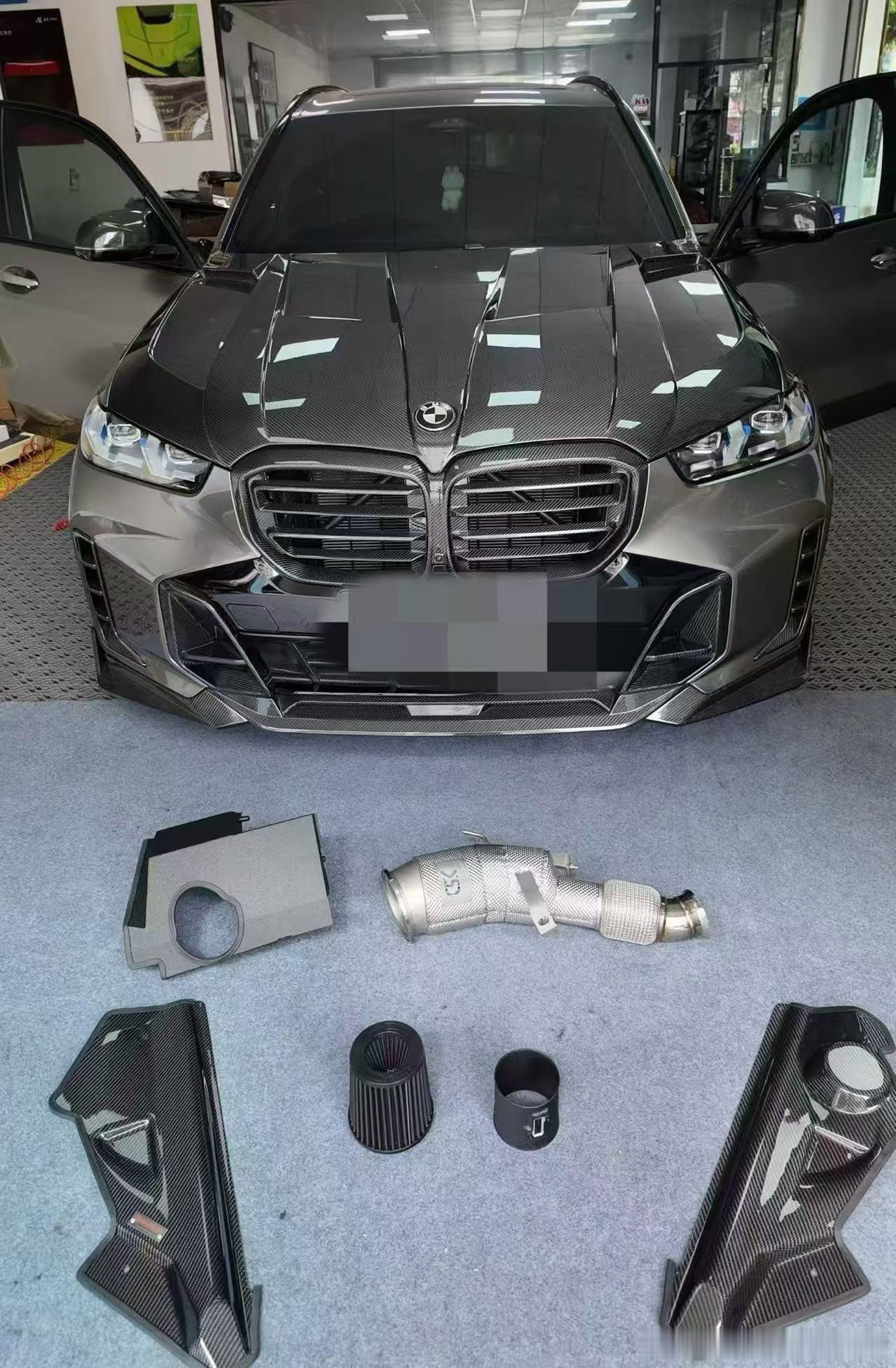 24款 宝马X5 G18 3.0T 升级CSK隔热三元头段200目 