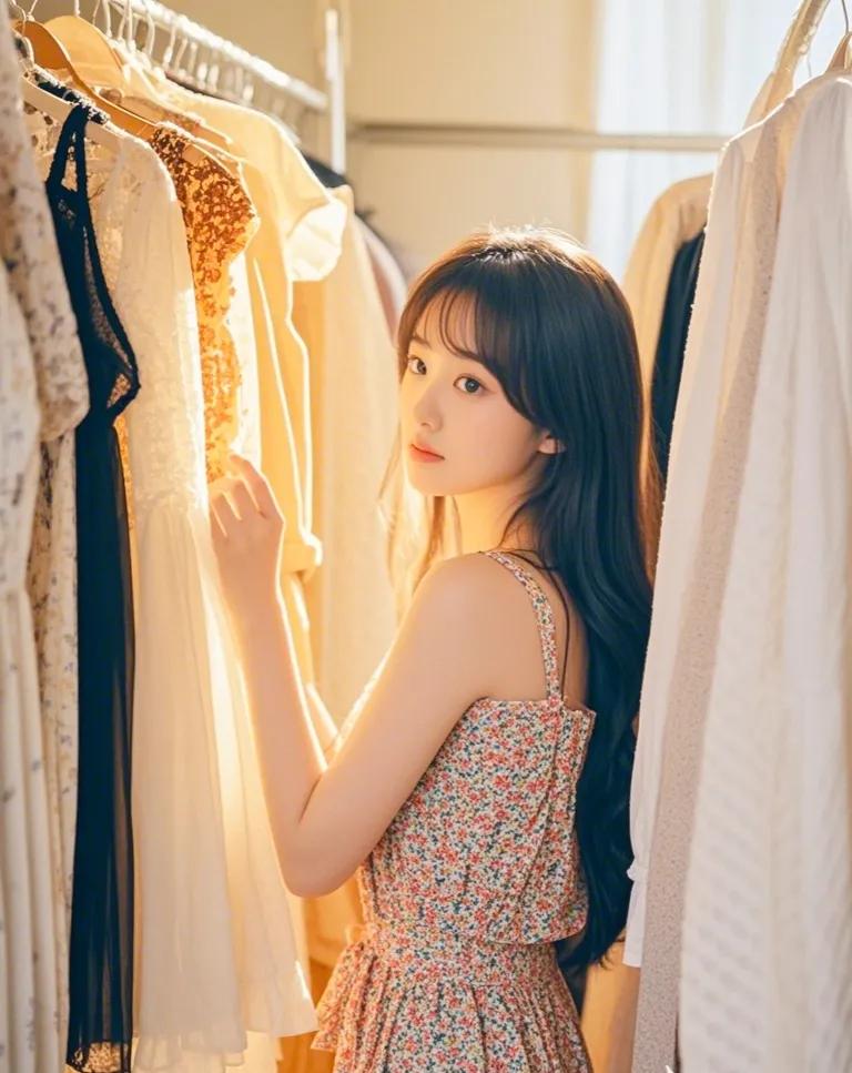 你们觉得我该穿哪一款衣服好看？#谁穿谁美系列。# #谁穿真的很美# #这样穿她有