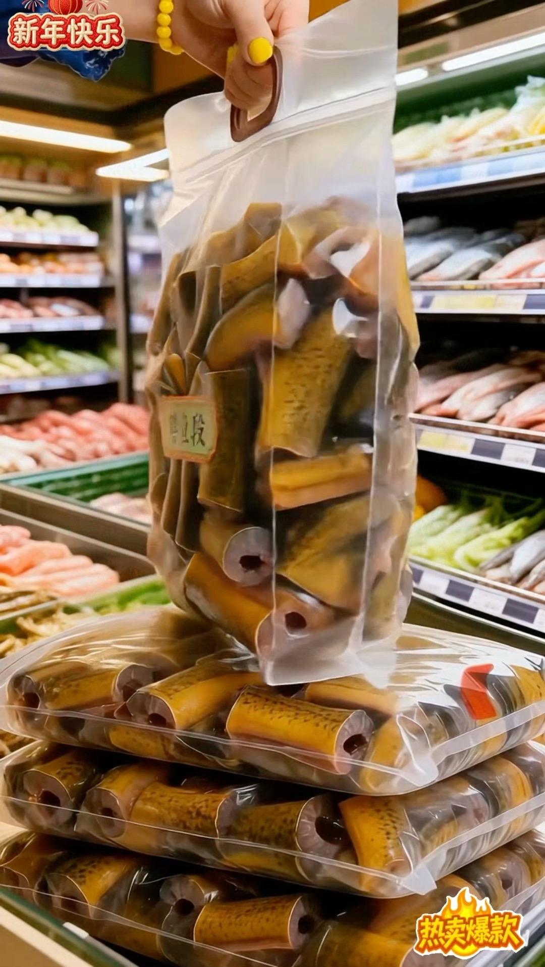 鳝鱼段肉质鲜嫩弹牙，入口滑嫩无腥味，不管红烧还是煲汤都鲜到骨子里，妥妥餐桌硬菜