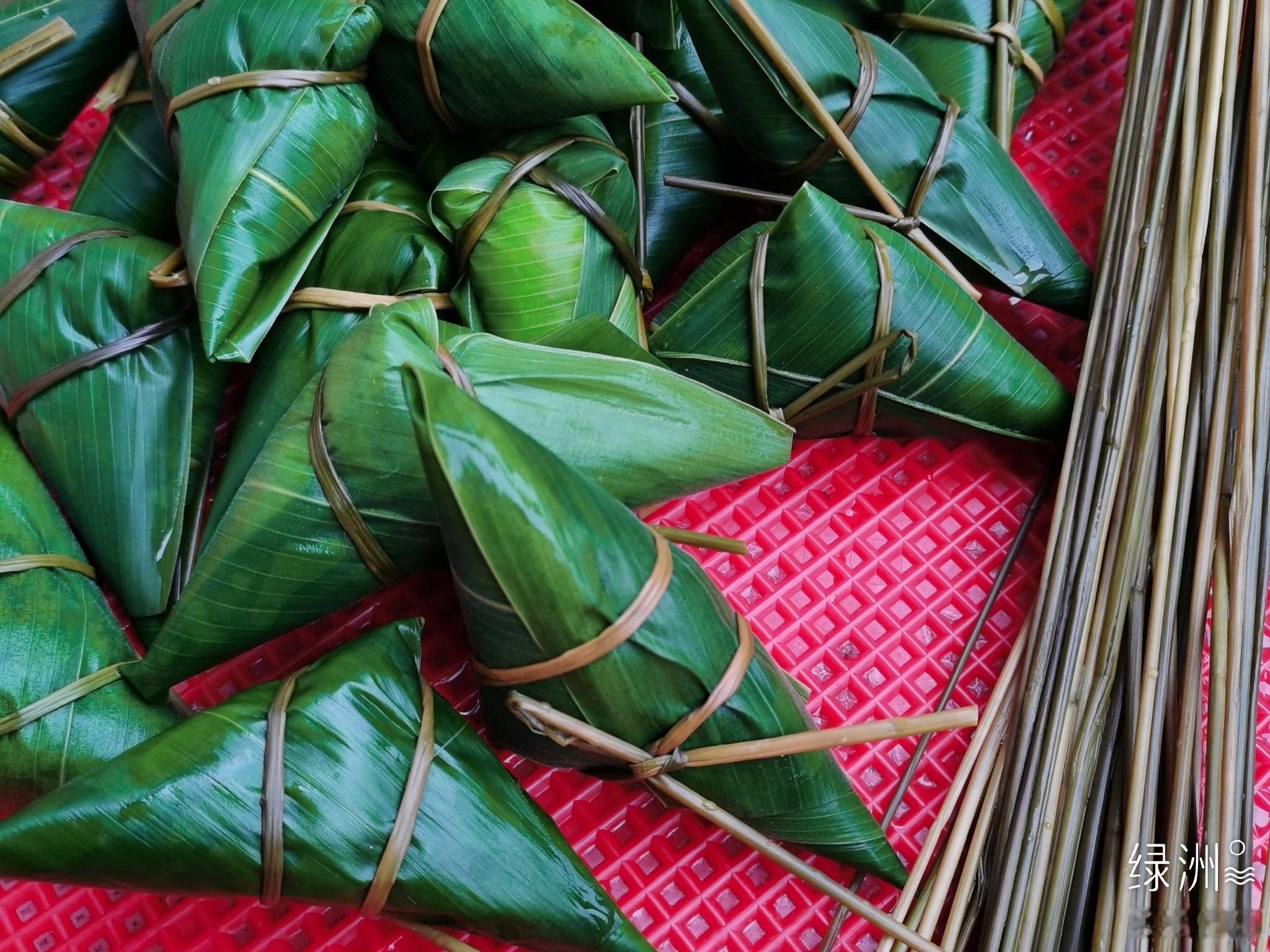 新县味道 箬竹叶包的粽子好吃绿洲 信阳·小刘河