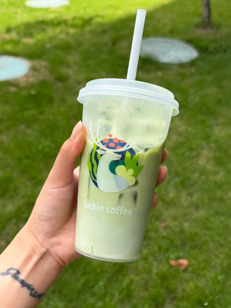天姥爷，瑞幸的抹茶丝绒拿铁怎么是0咖的，点完才反应过来