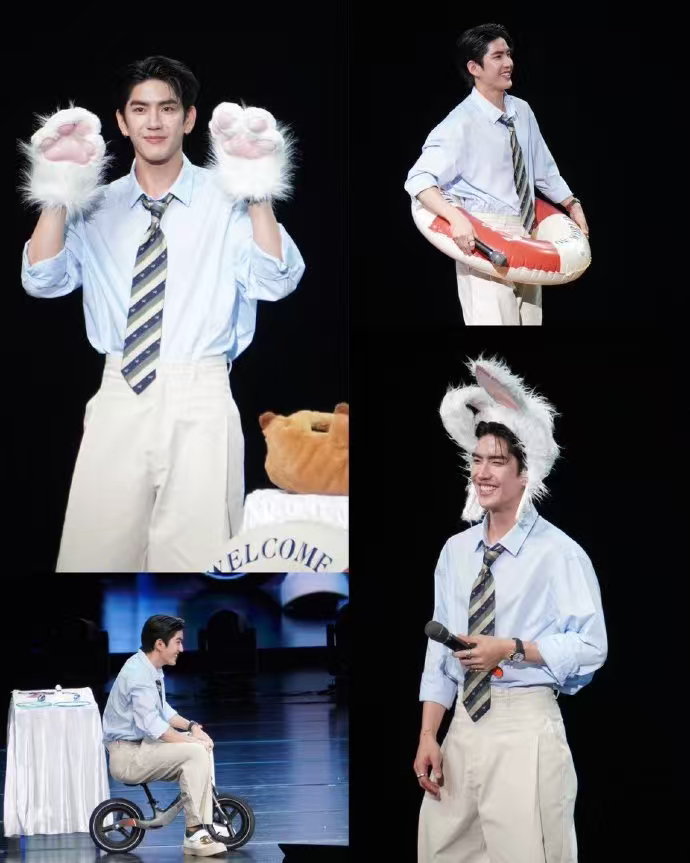 广州场见面会金鱼缸大屏一出来，我直接“哇”到失语，太像电影镜头了。建议见面会都按