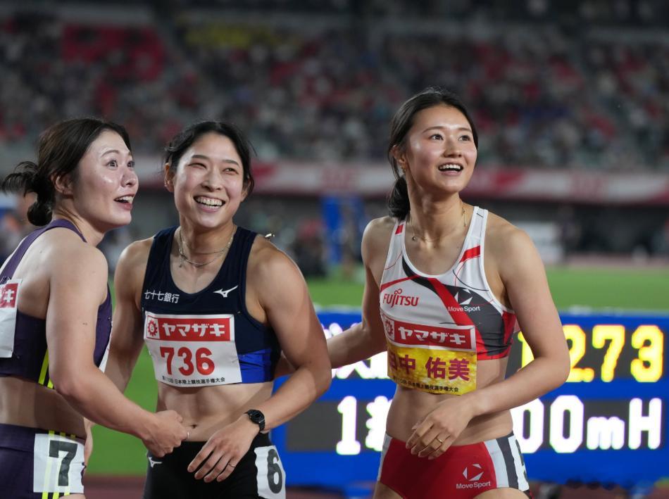 女100米栏12秒8进不了日本前三 中国最强的还是13秒06的吴艳妮6月12日，