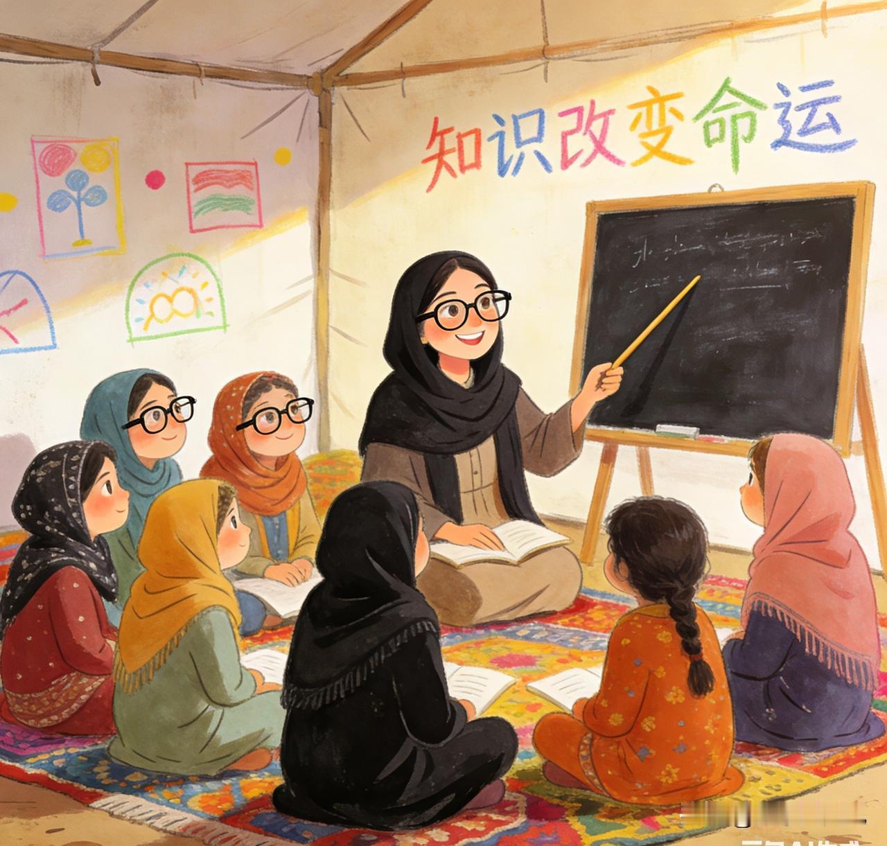 阿富汗教育部长发布:永久禁止女性上学，阿富汗在开历史倒车。

伟人说过女人是半边