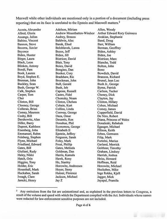 DOJ（美国司法部）最近向国会提交的关于Jeffrey Epstein案的报告，