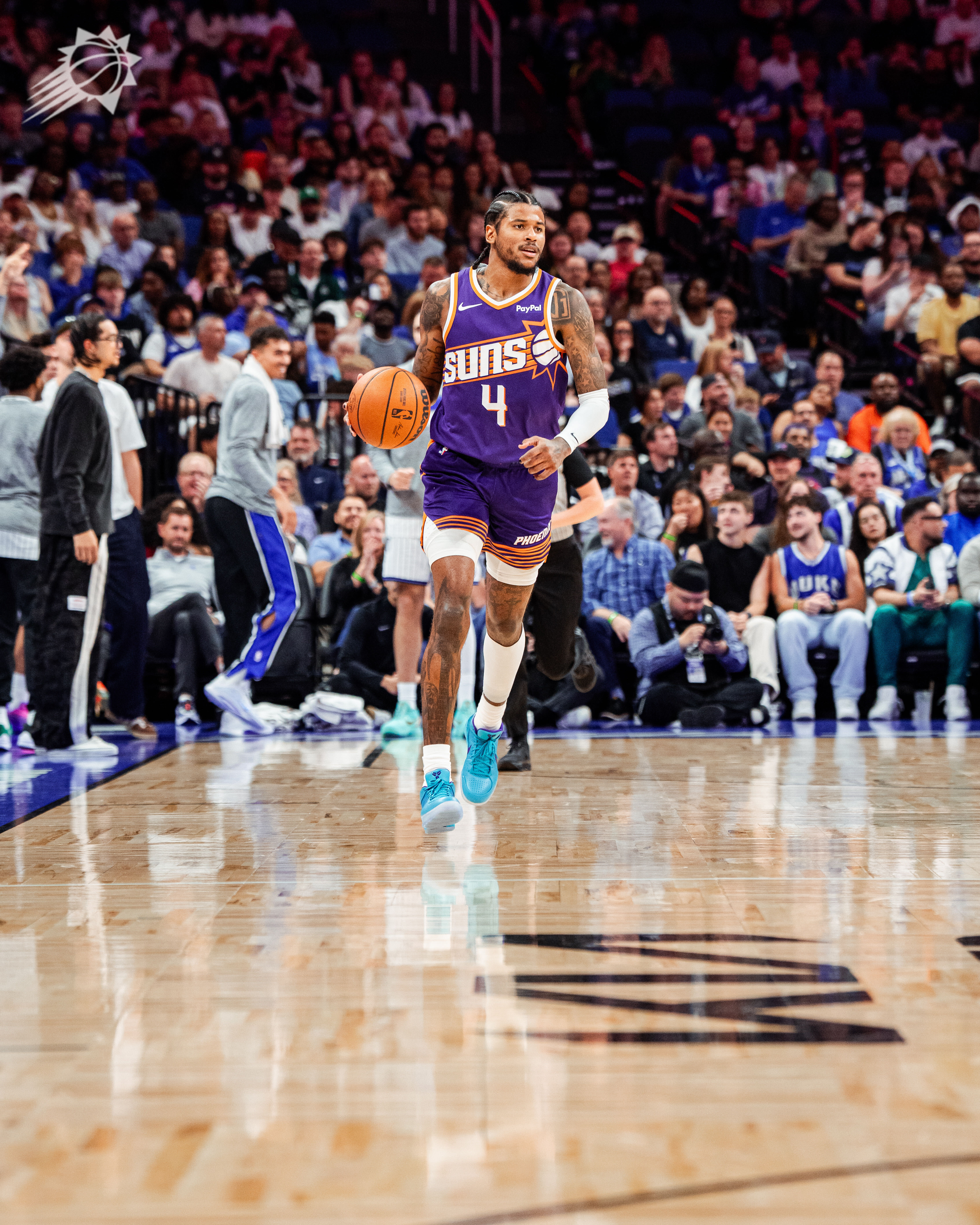 狄龙后撤中投再命中 🔥JG抢断转快攻速得两分！！💨菲尼克斯太阳 ｜旭日东升 