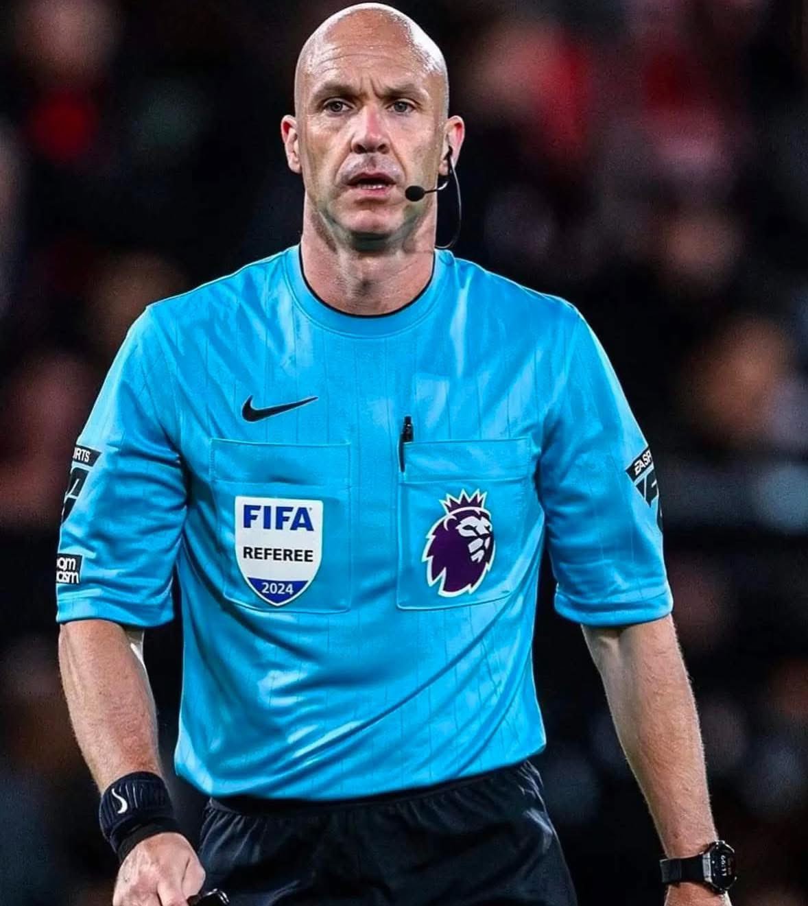 安东尼·泰勒将执法曼联对阵维拉的比赛。曼联