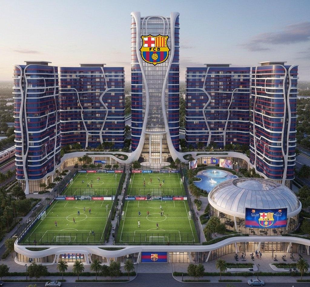 加泰电台： 巴萨已敲定一项协议，将在迪拜建造一座以“巴塞罗那”品牌命名的豪华住宅