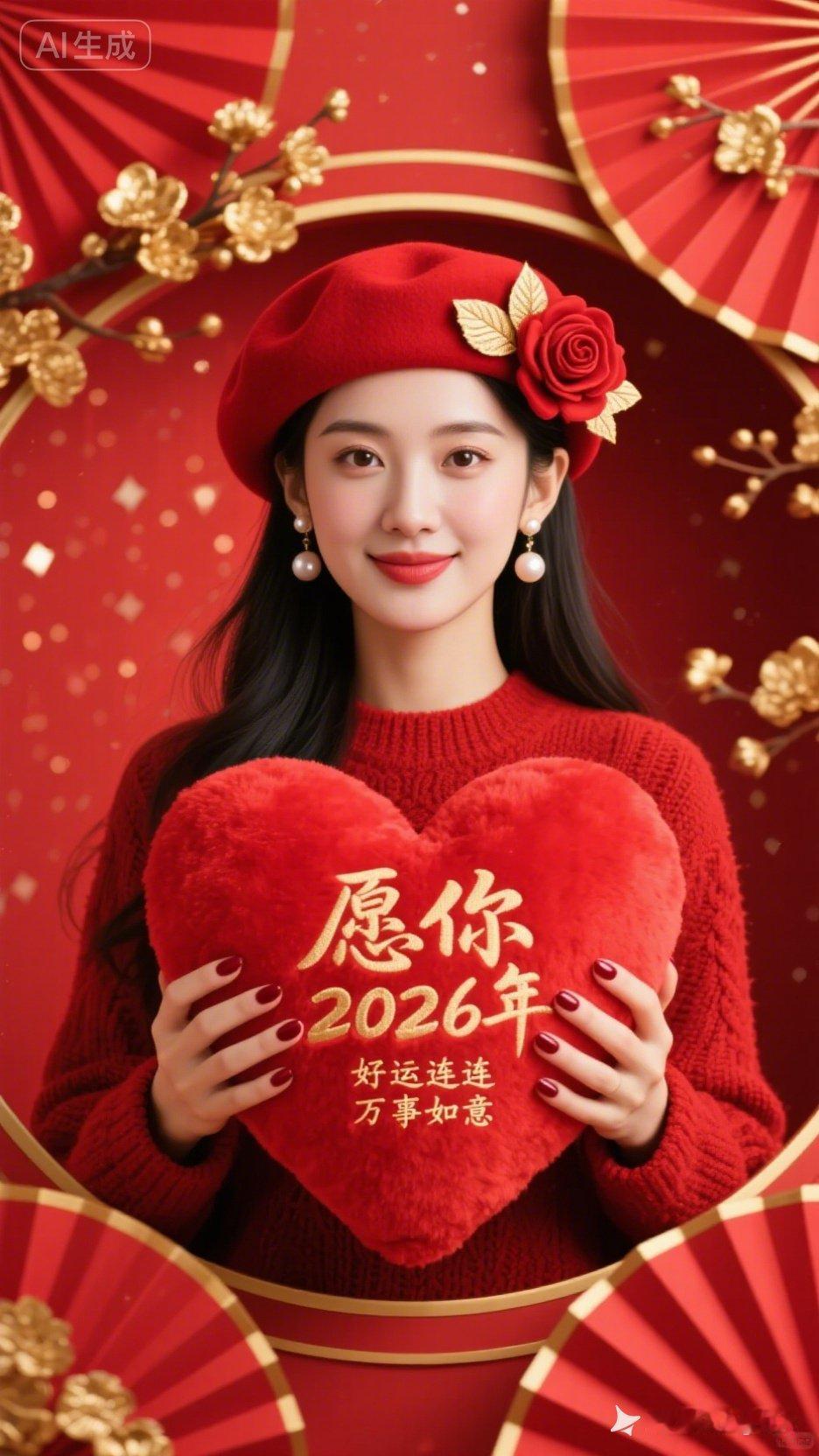 2026年，愿你万事如意，好运连连！💖