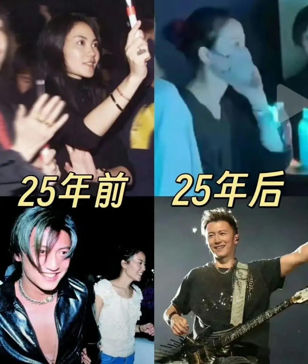 王菲去看了谢霆锋的演唱会[送花花]李亚鹏张柏芝终究只是过客，还真是“锋菲”天生一