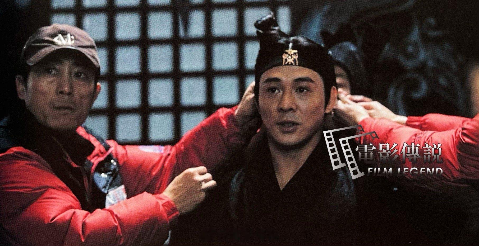 电影《英雄》幕后花絮照片#张艺谋# #杜可风##李连杰# #张曼玉# #梁朝伟#