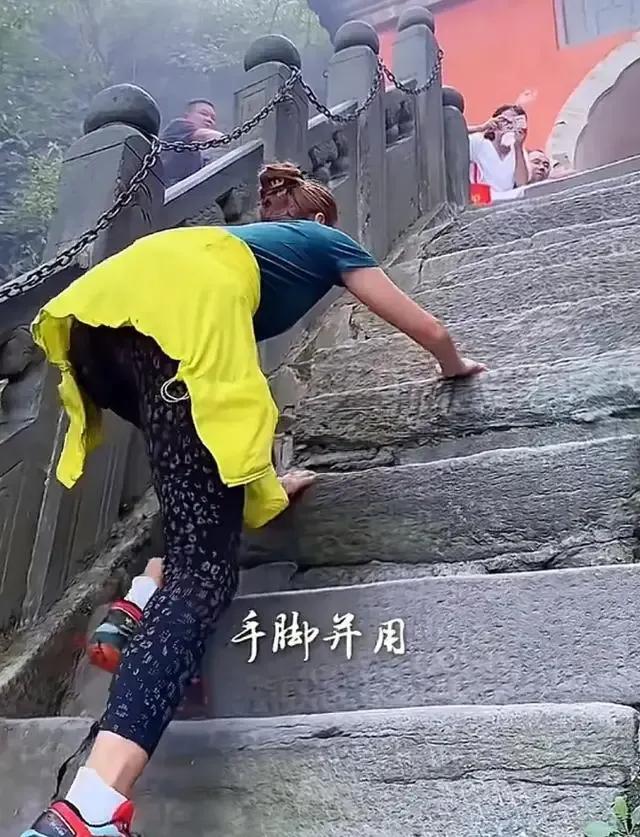 朱迅夜攀泰山，以坚韧毅力挑战自我，三小时征服崎岖山路，终抵南天门迎曙光。五十而知