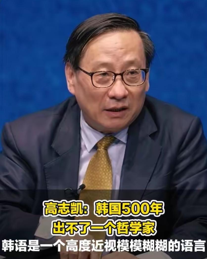 高志凯当着韩国朋友的面直言不讳，一句话让全场安静：你们这种语言，500年都出不了