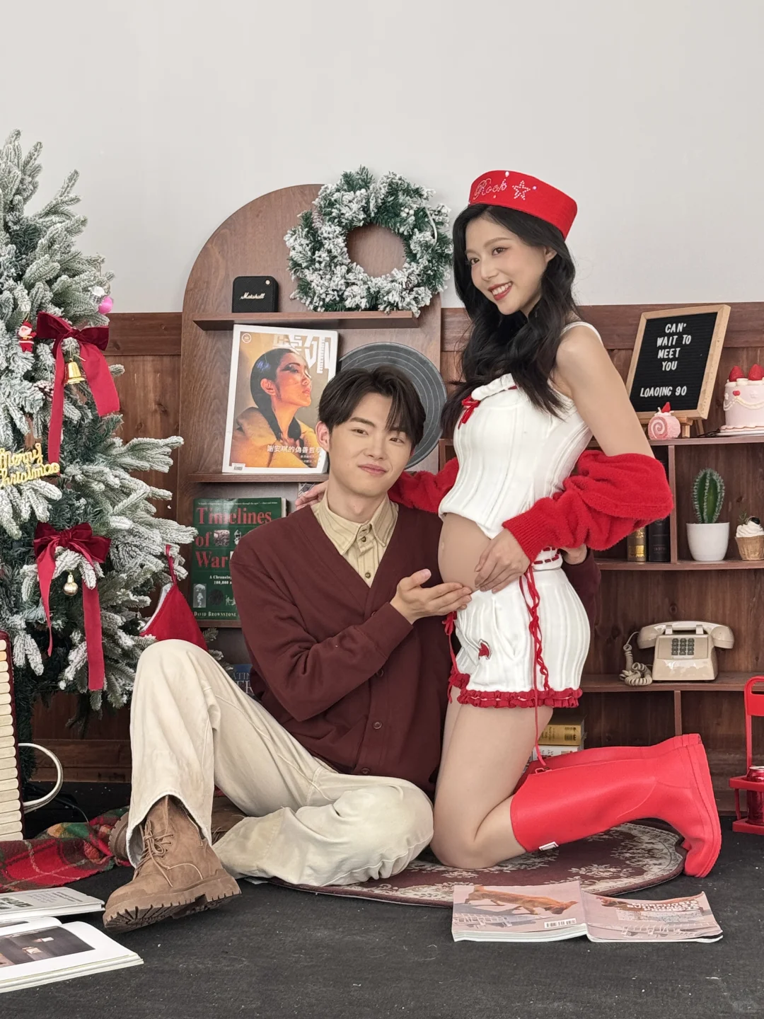 /孕妇照花絮/又出新样片啦～先来组live圣诞