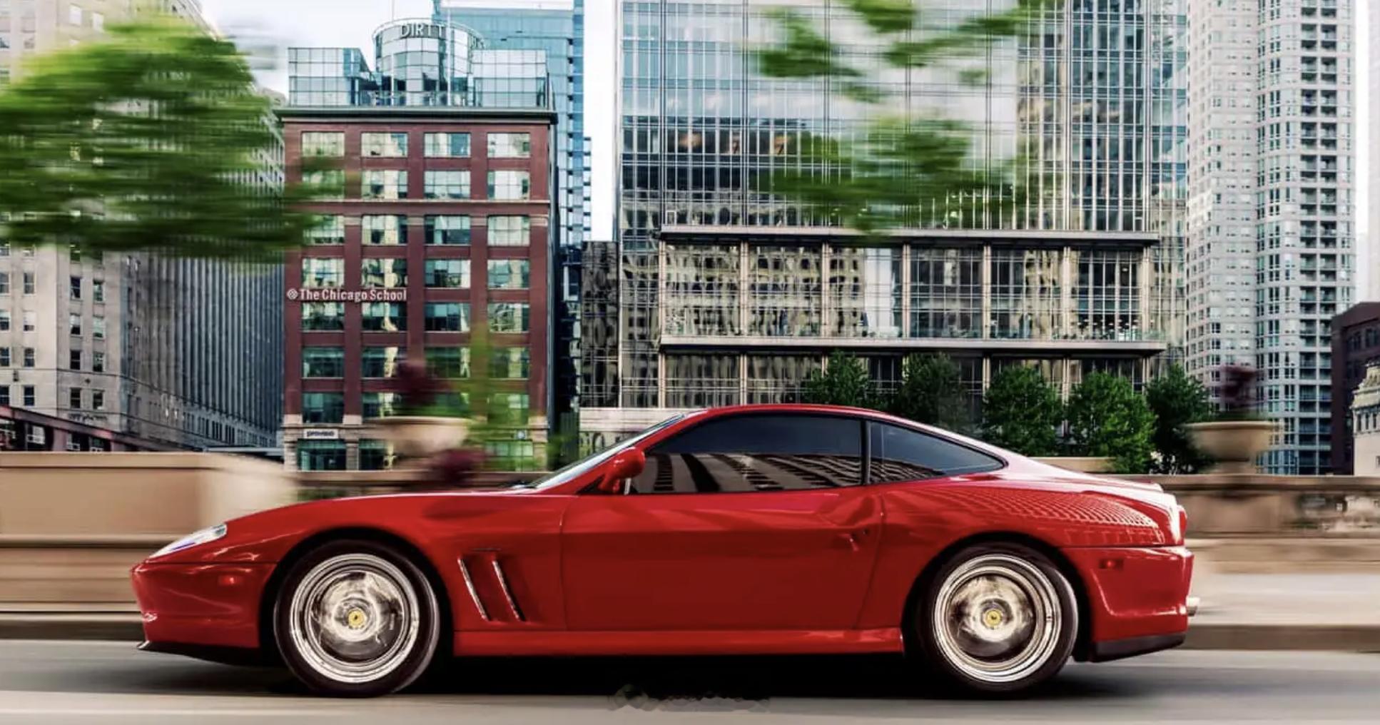 迈克尔·乔丹私人拥有的1997年法拉利550 Maranello，在拍卖平台JO