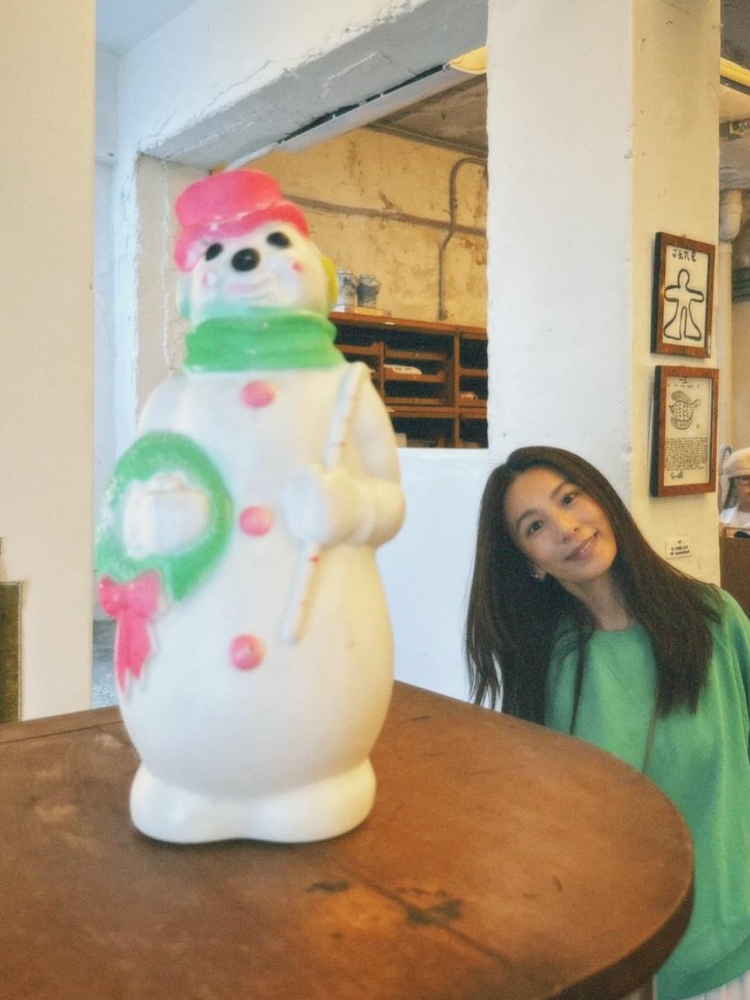 今年份的圣诞精灵田馥甄 