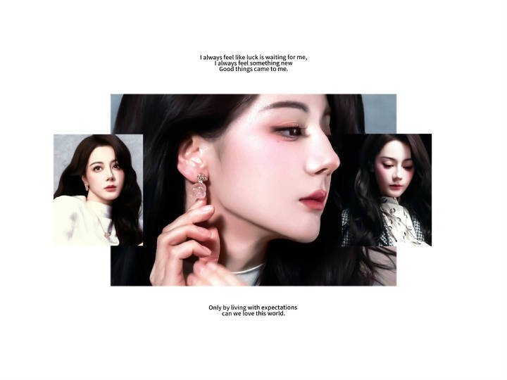 迪丽热巴给迪丽热巴的新年心意  「爱丽丝的画室」营业中 “我想尝试新鲜的东西”，