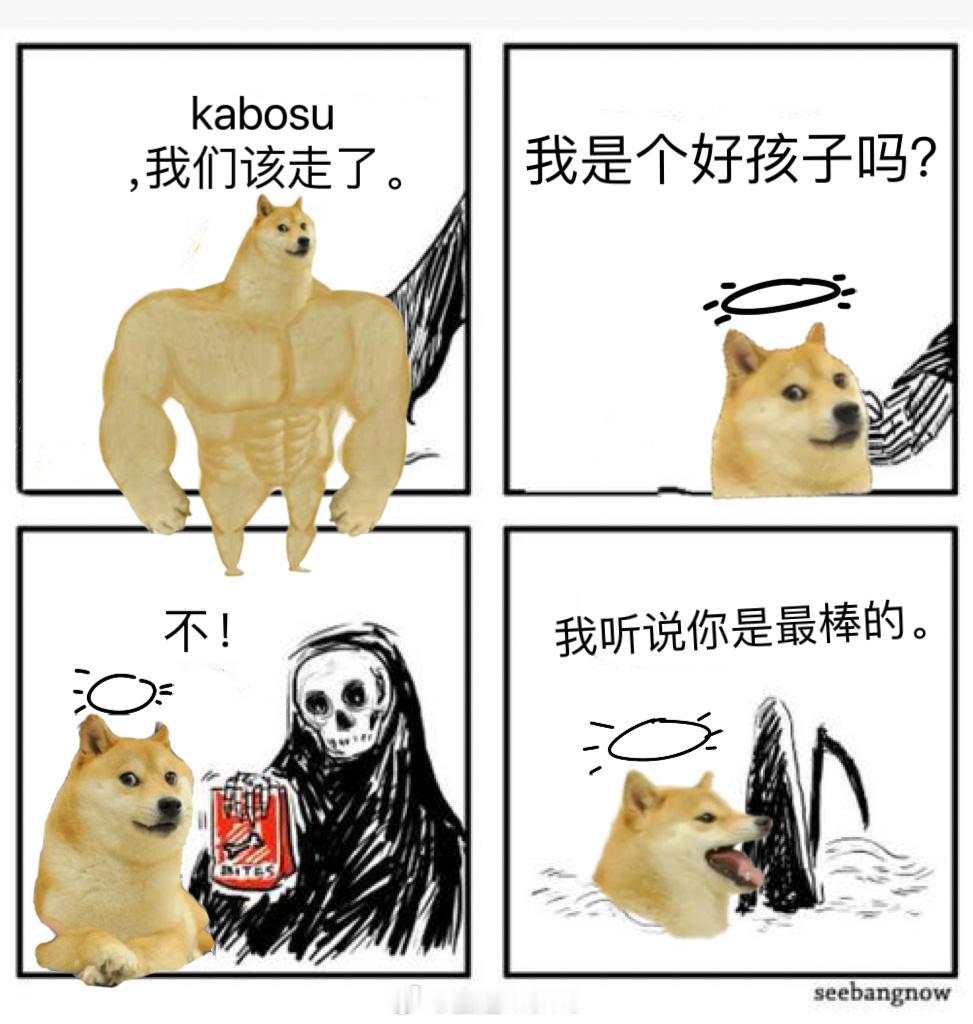 上一条 meme 我错把 cheems 当成了 kabosu，这是正确的重制版 