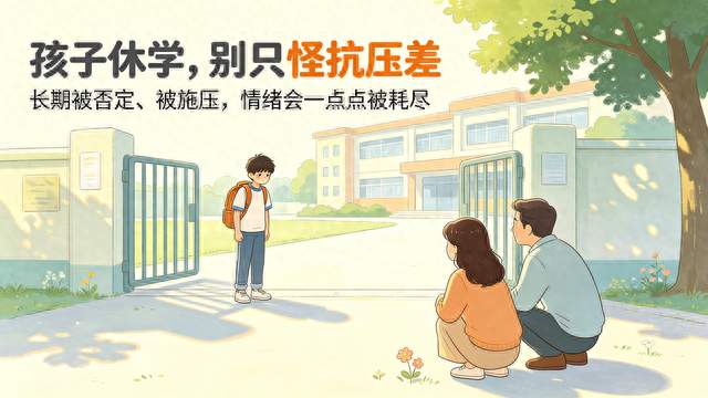 孩子抑郁休学别归咎脆弱，心理医生点破家长不愿面对的真相