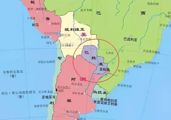 乌拉圭和巴拉圭，名字只差一字，命运却天差地别！
 
南美这两个国家名字只差一字，