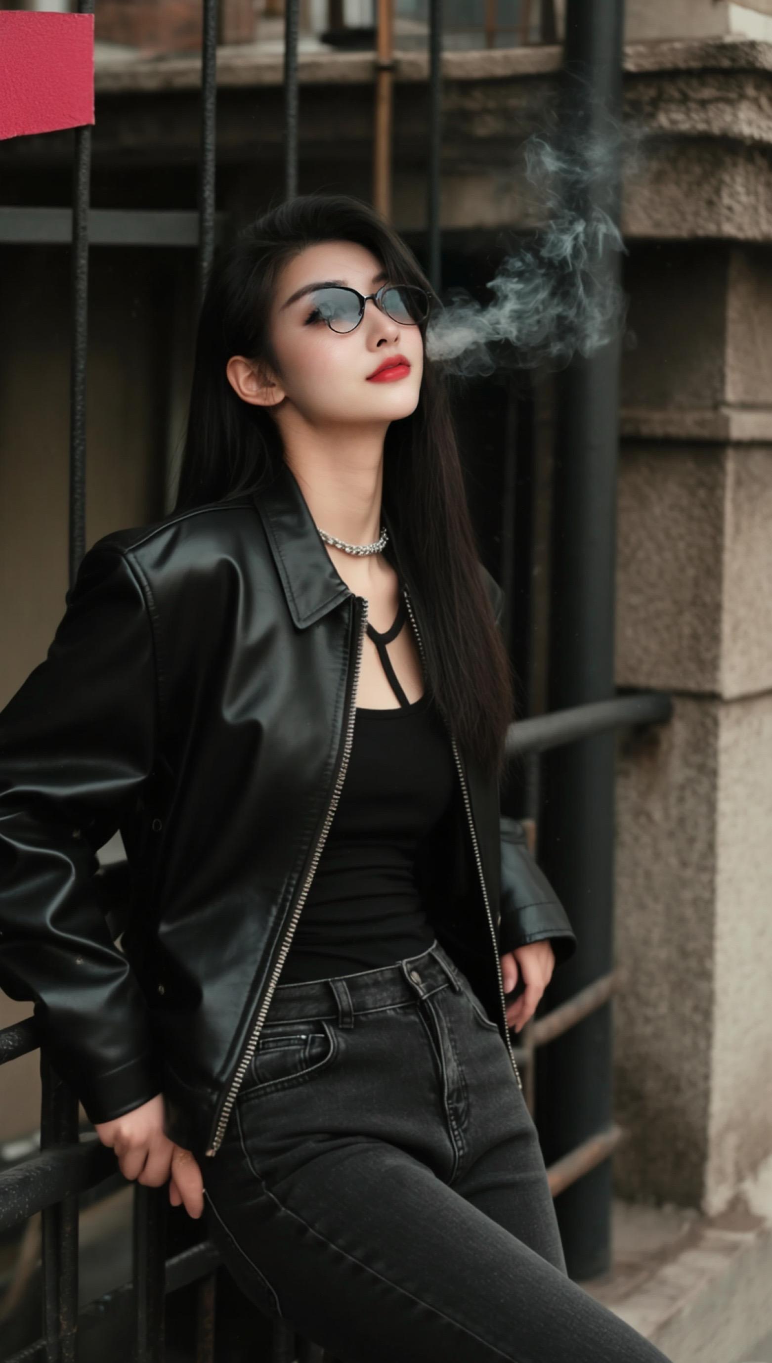 AI酷飒拽姐写真