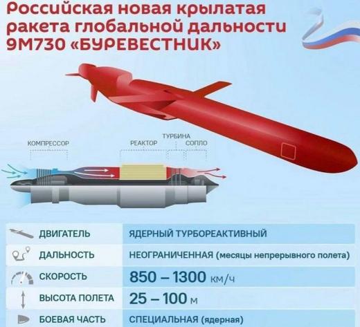 俄军全球打击导弹试射成功！俄罗斯总统弗拉基米尔·普京宣布，海燕核动力巡航导弹试射