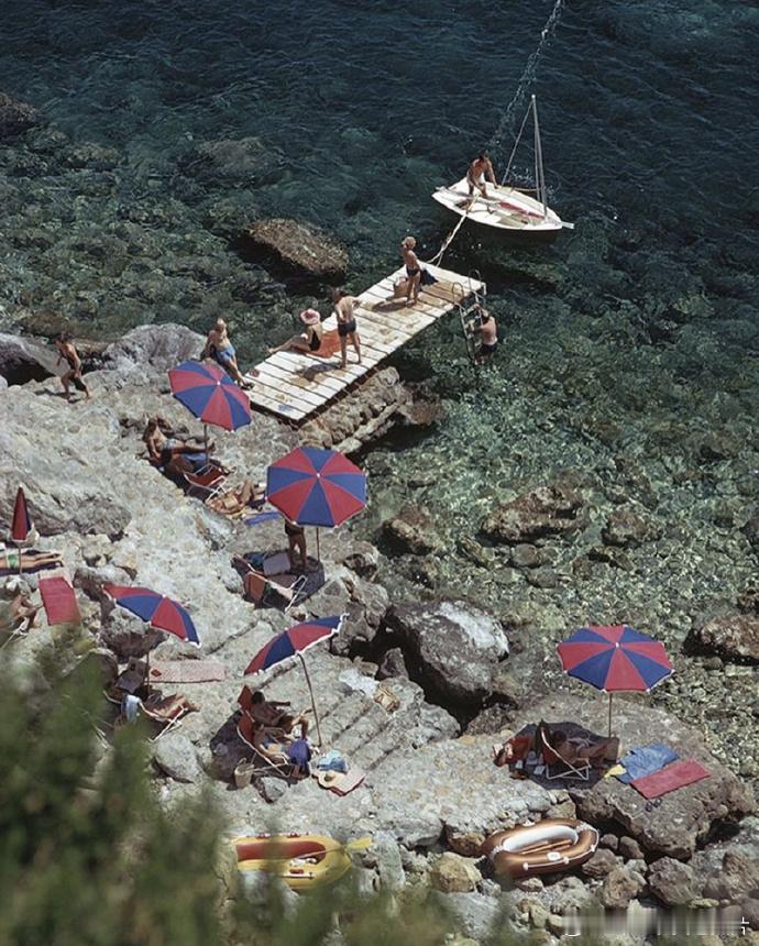 八十年代的意大利，摄影：Slim Aarons 