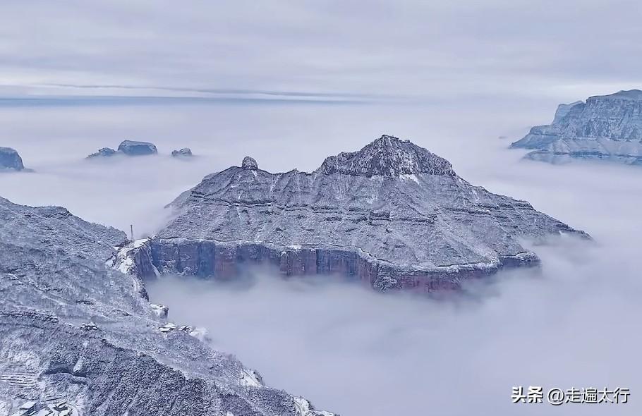 人间仙境，天界山-来自于3月2日雪后南太行辉县天界山的图片。
