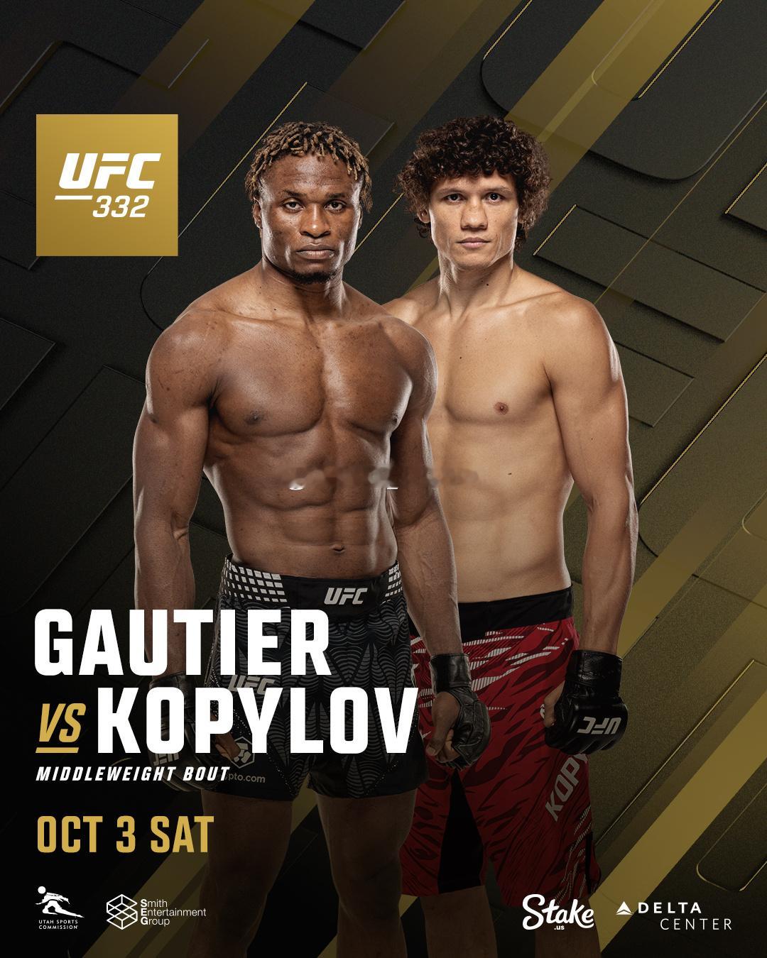 UFC正式官宣！“小铁血”阿特巴·戈蒂埃(Ateba  Gautier)将于10