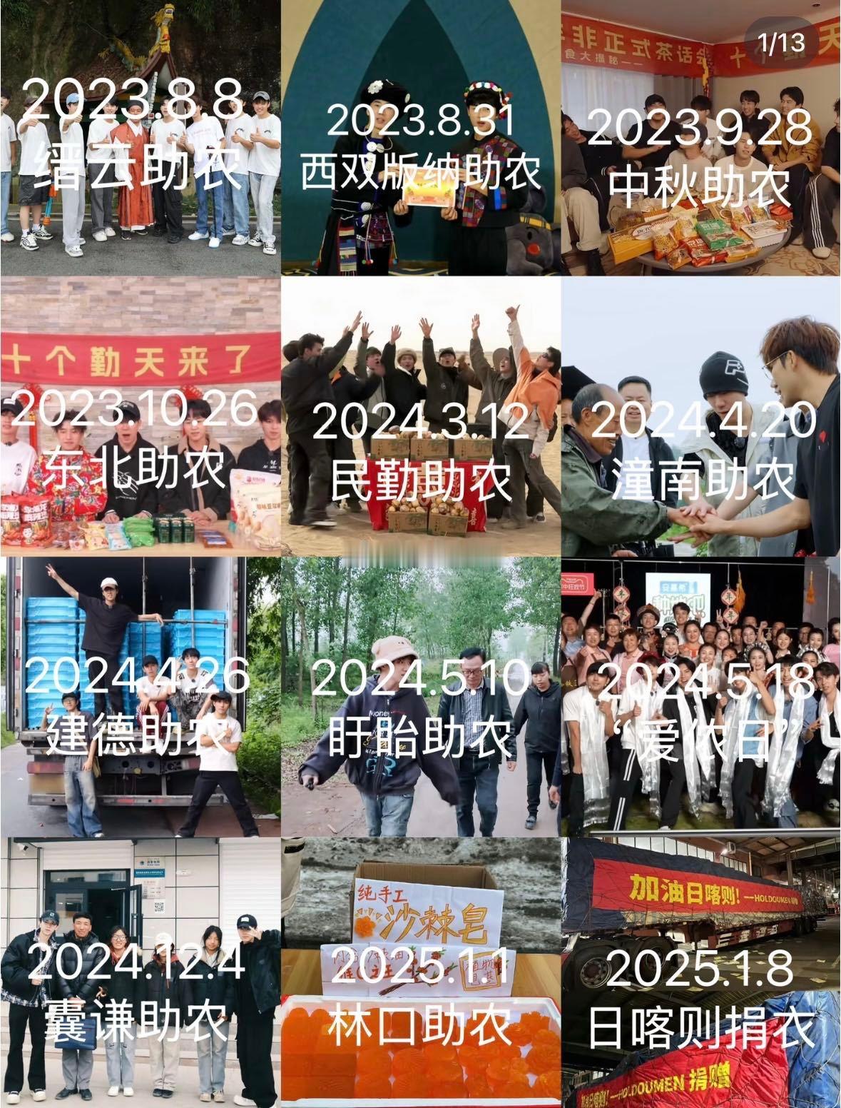 十个勤天到底瞒着大家干了多少事十个勤天从来不止局限于一方田地。跨越各地开展公益助