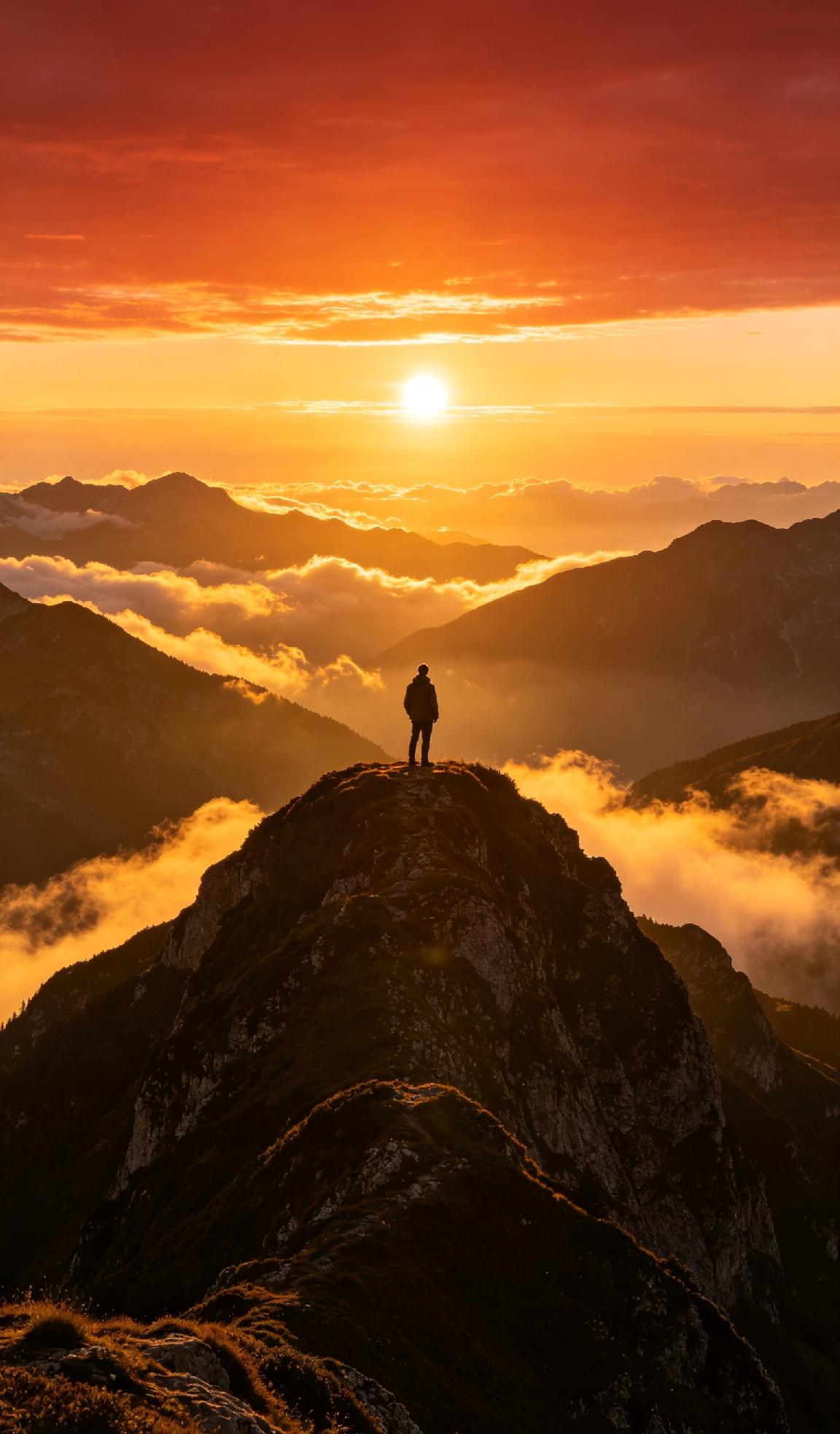 分享你一张证明你在山顶的照片