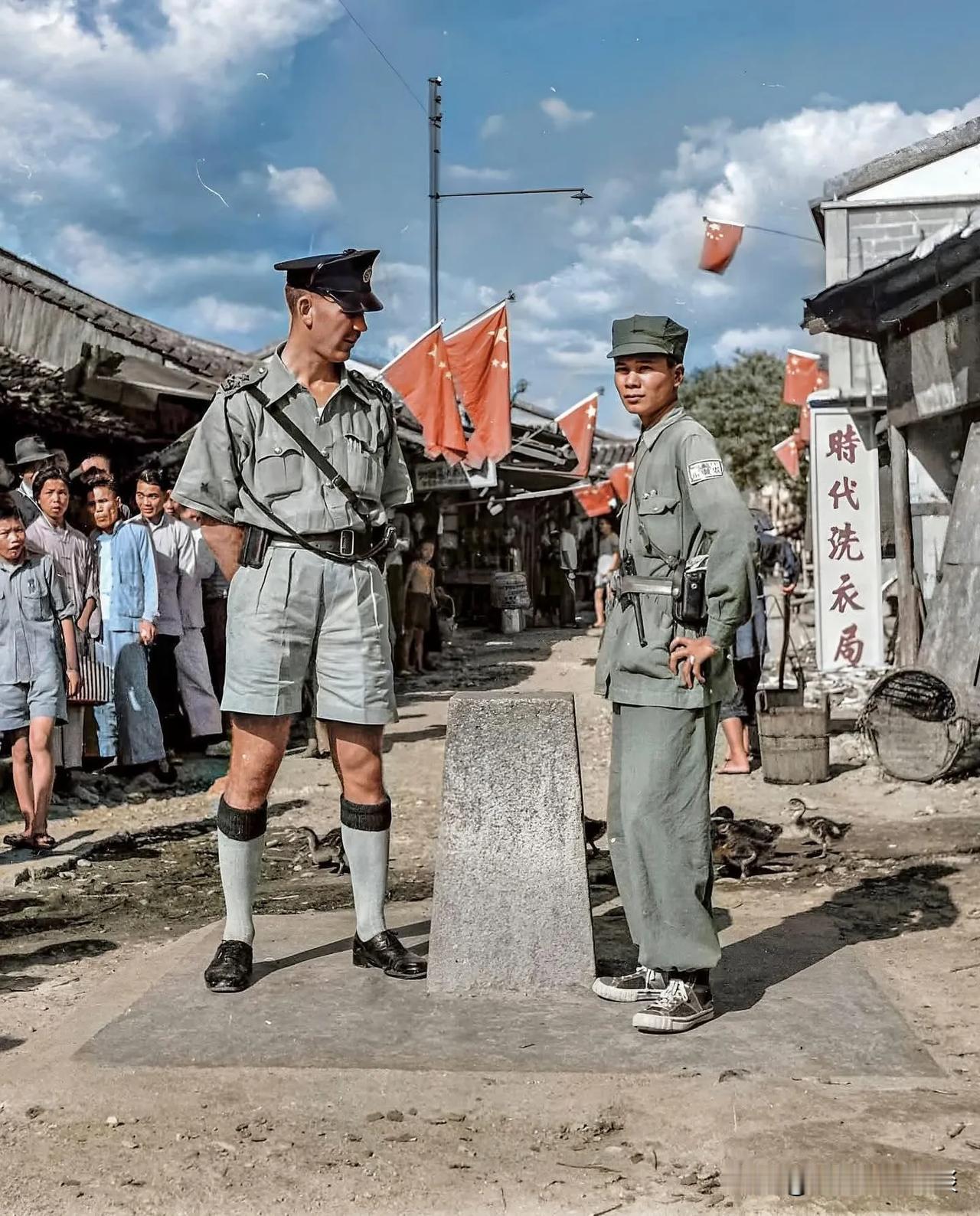 中英街-曾经不可一世的英国，没想到在当今没落的这么快。国际上已经没有什么英国的信