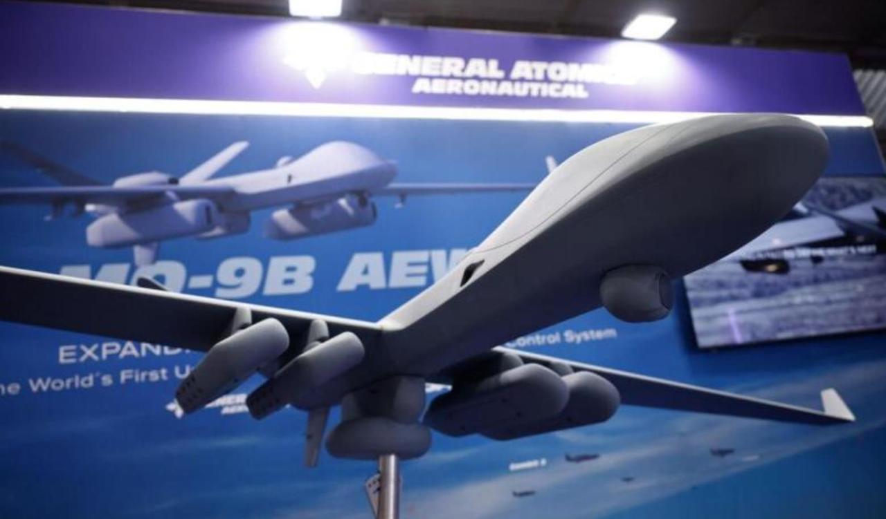 近日，台防务部门确认，首批两架美制MQ-9B无人机预计今年第三季度抵达台湾，剩余