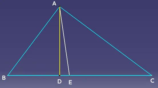 考虑问题要全面
看一道题：△ABC中，AB=15，AC=20，高AD=12，AE