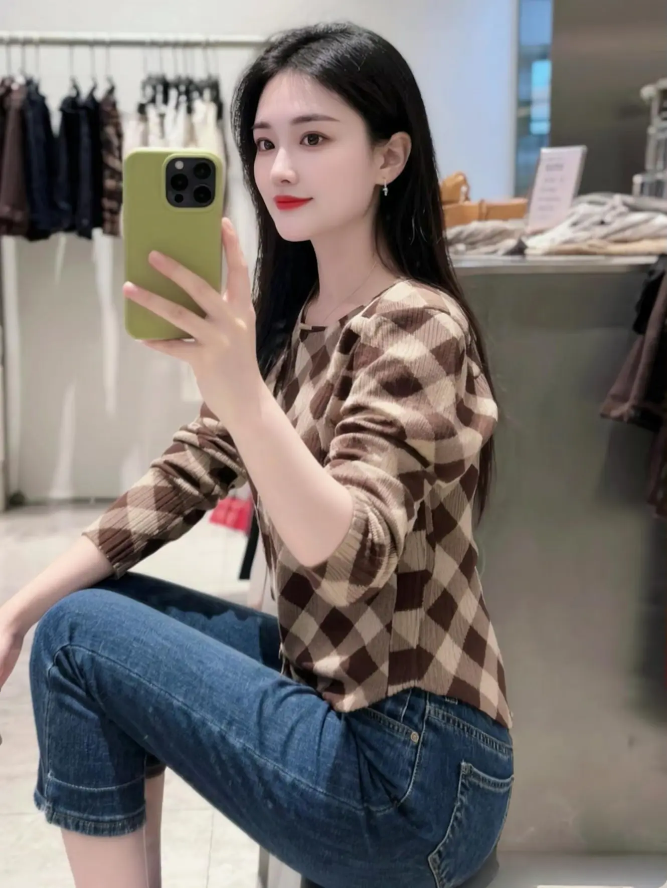 简约穿搭 春秋穿搭 牛仔裤