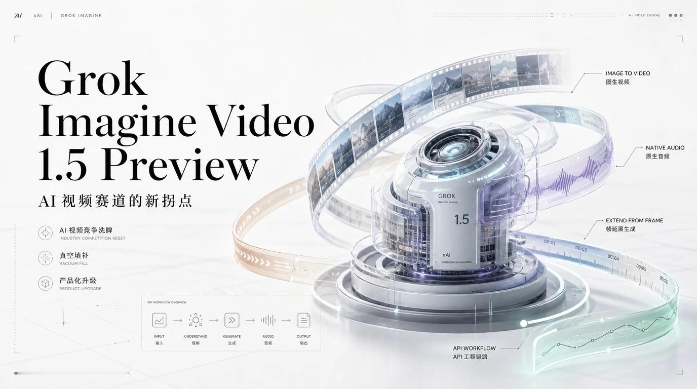 xAI 6 月 3 日发布的 Grok Imagine Video 1.5 Pr