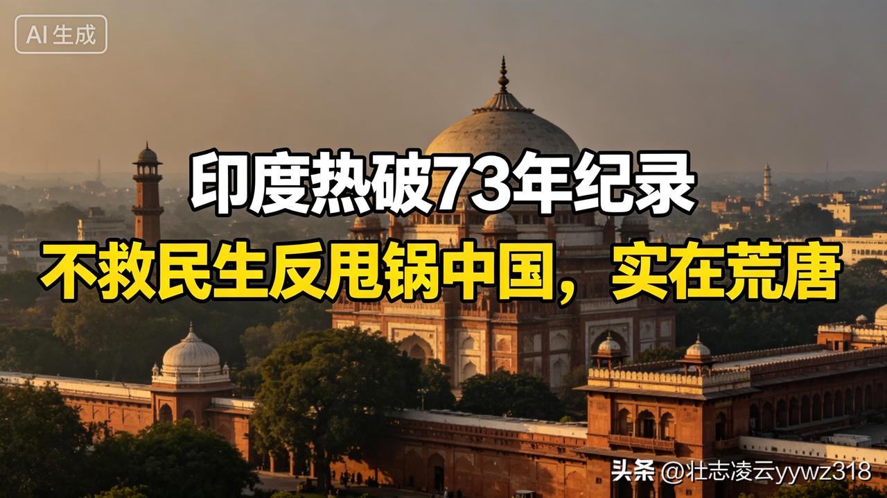 气温快要逼近50℃，印度百姓在热浪里苦不堪言，可当地部分网友和媒体不想办法改善现