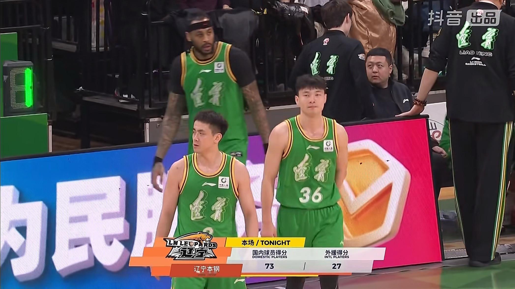 辽宁队真是逆版本之王国内球员73分，外援27分辽宁男篮vs天津男篮辽宁男篮
