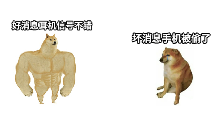 #无线耳机的破防时刻#我印象最深的破防瞬间大概是那年春节出去旅游，景区人挤人，在