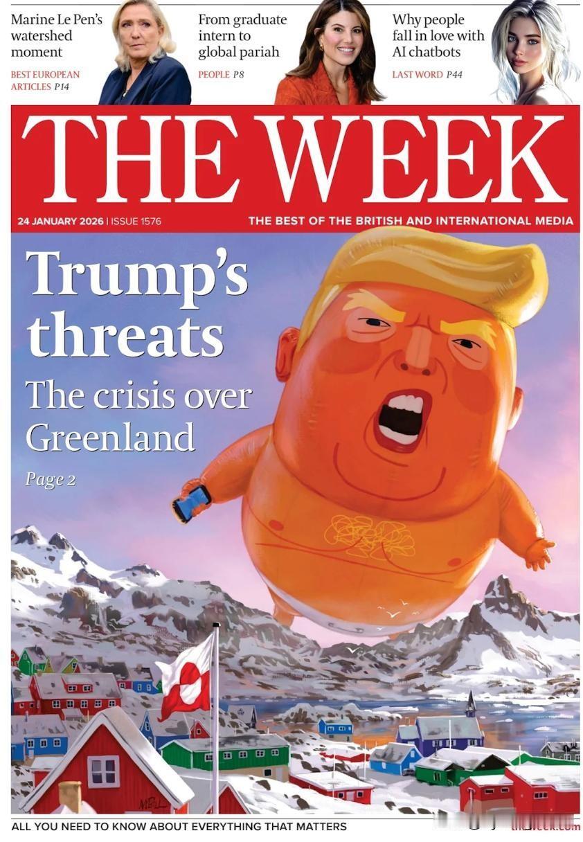 本周，《The Week》杂志（英国版、美国版和财经版）的全部内容都聚焦于格陵兰